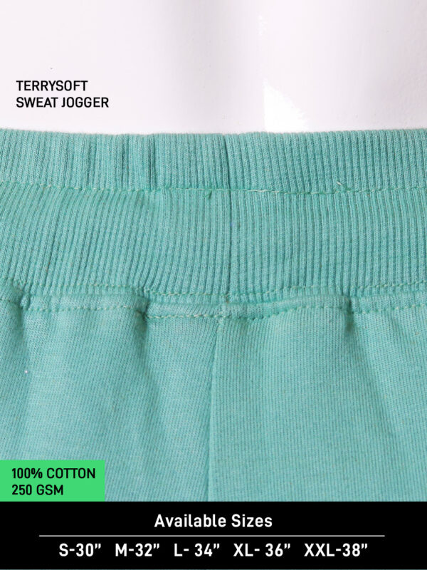 Terry Soft Sweat Jogger – Sage Green Edition 🌿