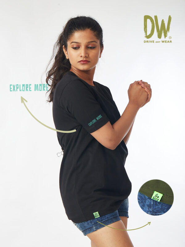 Unisex Short-Sleeve (Black) – Large Back Print – In the Heart of Nature