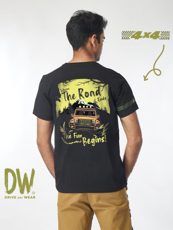 Unisex Round Neck – The Off-Road Indian Legends | Large Back Print | Thar Inspired